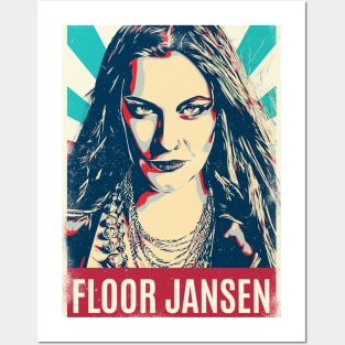 Vintage Retro Floor Jansen Posters and Art